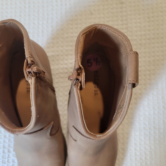 Indigo Tan Leather Ankle Boots - Picture 10 of 10